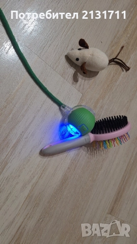 Самозадвижваща се интерактивна играчка, играчка мишка и четка за котка или куче , снимка 3 - За котки - 52633129