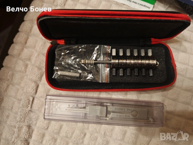 Шперцове SS001 Pro и Tibbie 6 Pin lockpick комплект, снимка 3 - Автоключарски - 53632262