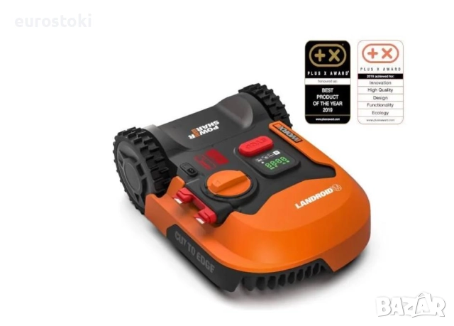 Косачка-робот WORX LANDROID WR130E 300 м2 и WORX Landroid M500 WR141E, снимка 2 - Градинска техника - 51840149
