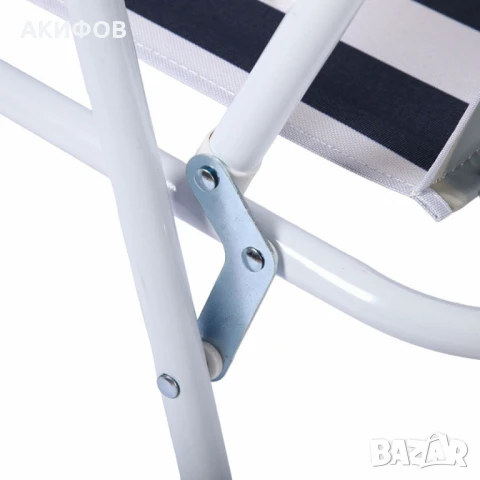 Плажен сгъваем стол цветни райета 73*52*43cm, снимка 6 - Столове - 50600944