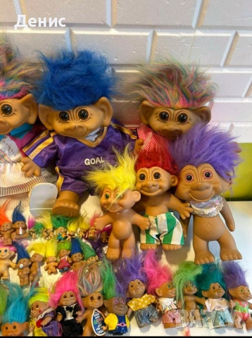 Колекция Ретро играчки ТРОЛОВЕ 1990-1992  61 броя, снимка 3 - Колекции - 53747950