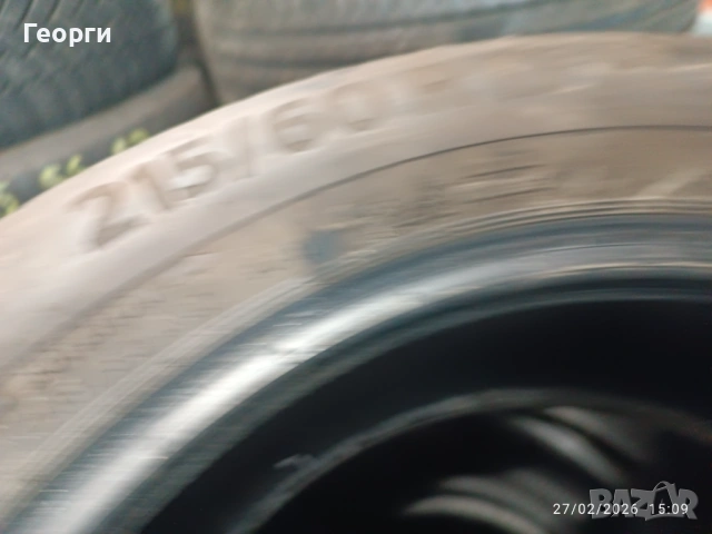 2бр.всесезонни гуми 215/60/17 Continental, снимка 5 - Гуми и джанти - 53666377