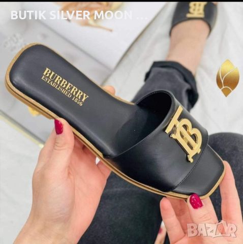 Дамски Чехли 🌹37-41🌹 BURBERRY , снимка 2 - Чехли - 46782837