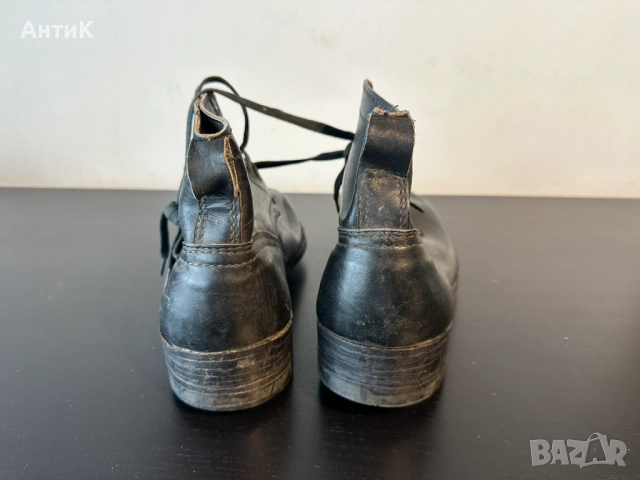 Соц Военни Обувки с Цинтове Цинтари, снимка 4 - Антикварни и старинни предмети - 52017523