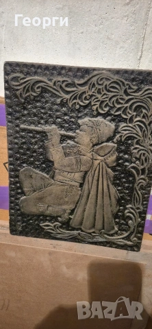 Картина /и гипсови ретро, снимка 2 - Антикварни и старинни предмети - 53952170