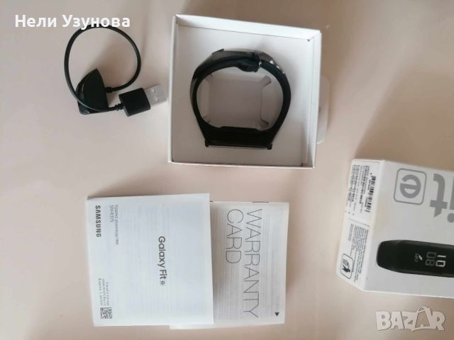 Фитнес гривна Samsung galaxy Fit E Black SM-R375, снимка 4 - Смарт гривни - 45302292