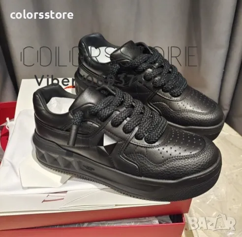 Черни кецове Valentino/BR30, снимка 2 - Кецове - 49758264