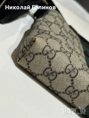 Мъжка чанта Gucci Web GG Supreme, снимка 2 - Чанти - 48181119