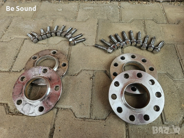 Фланци 20мм и 15мм за БМВ 5×120 # BMW , снимка 12 - Части - 53299990