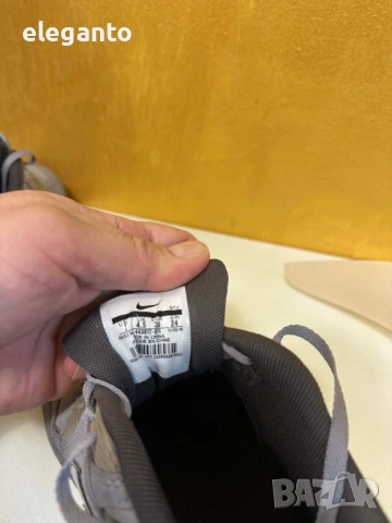 Оригинални маратонки Nike Air Max 90 Premium Wolf Grey  Limited edition , №38, снимка 8 - Маратонки - 53627438
