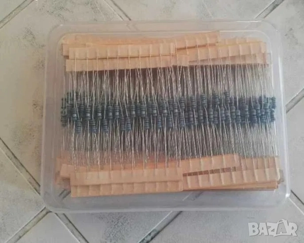 Комплект резистори 300, 500 или 600 броя, снимка 2 - Части и Платки - 35709039