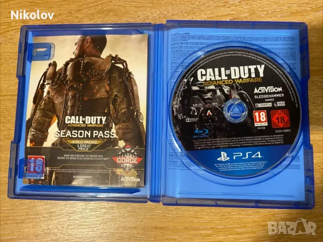 Call of Duty Advanced Warfare PS4 COD (Съвместима с PS5), снимка 3 - Игри за PlayStation - 49215410