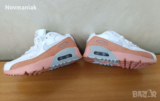 Nike Air Max 90 Leather-Като Нови, снимка 10 - Детски маратонки - 46156191