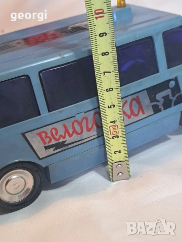 ретро руска играчка кола с дистанционно 34/2, снимка 12 - Колекции - 53845203