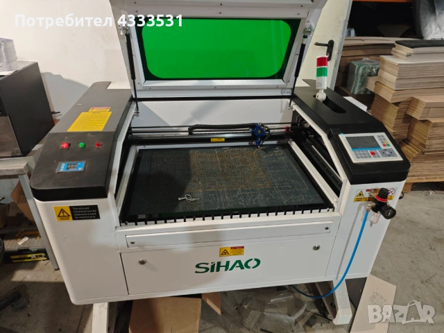 нов лазер CO2 – 100W, 700х500 , снимка 7 - Други машини и части - 54025366