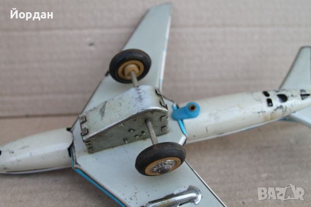 Детска метална играчка самолет, снимка 7 - Колекции - 46399239