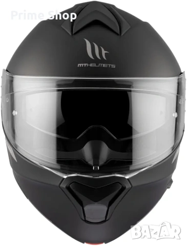 Модулна мото каска MT Helmets Genesis, размер М, Черен мат, ECE 22.06, снимка 3 - Аксесоари и консумативи - 53904578