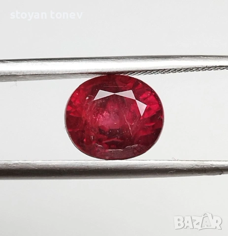 Рядък Ненагряван Сертифициран Рубин 3.18 карата от Уинза, Танзания – Истинско Съкровище! , снимка 5 - Други - 53805332