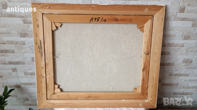 Картина "Деца" - маслени бои на платно - 73/63см  , снимка 6 - Антикварни и старинни предмети - 53271674