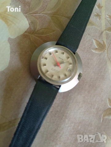 ретро винтидж часовник tewor tewor перфектно състояние , снимка 10 - Антикварни и старинни предмети - 53994377