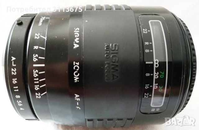 Обектив Sigma 70-210, 4-5,6 за Pentax Пентакс, снимка 3 - Обективи и филтри - 45434073