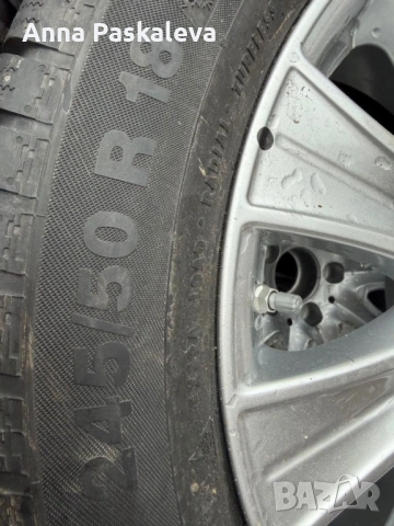 Комплект от 4 зимни гуми Continental  -  245х50 R18, снимка 5 - Гуми и джанти - 53407080