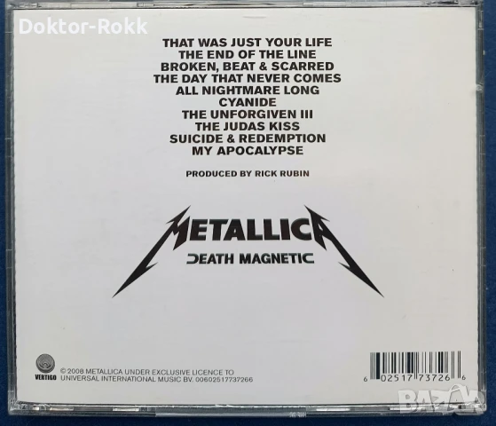 Metallica – оригинални и неофициални CD издания , снимка 5 - CD дискове - 49885064