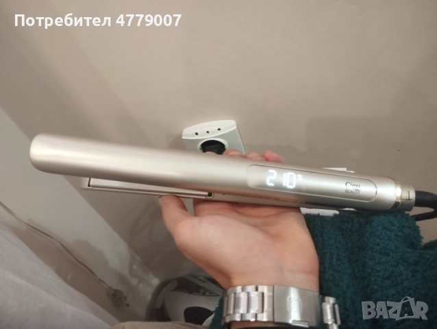 Cien преса и топла четка за коса комплект