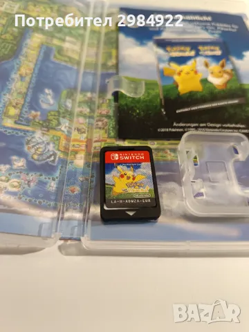 nintendo switch Pokemon Lets go Pikachu, снимка 5 - Игри за Nintendo - 49600422