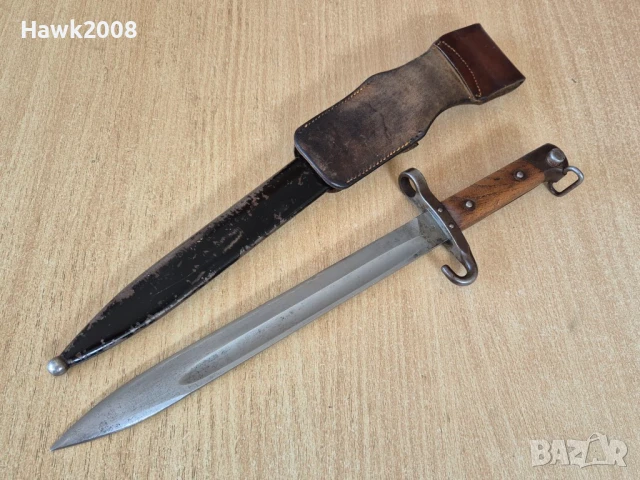 Щик Манлихер М 95 кания лопус нож ятаган сабя кама кинжал , снимка 10 - Антикварни и старинни предмети - 50911043