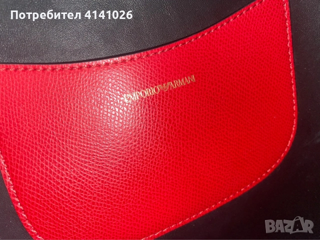 Дамска раница Armani - Emporio Armani - Естествена кожа., снимка 2 - Раници - 51734552