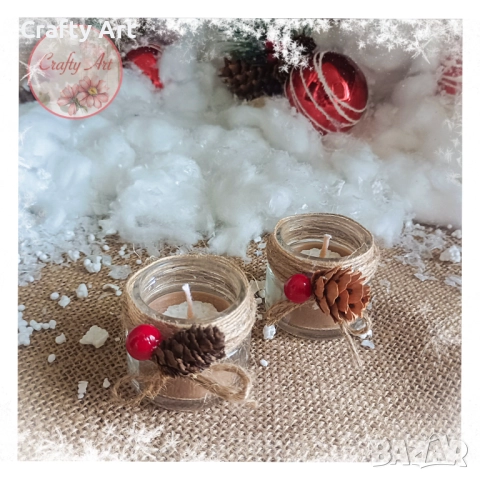 Коледни ароматни свещички