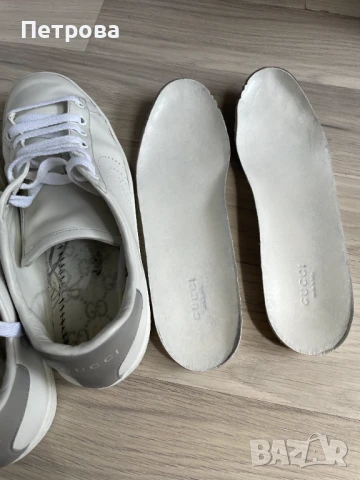 Gucci кожени маратонки 37 Оригинал, снимка 12 - Маратонки - 51366093