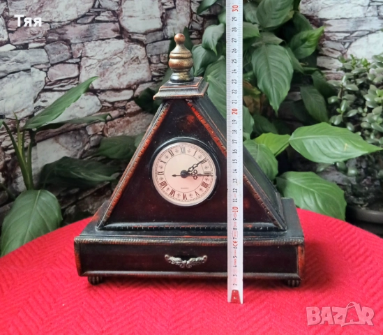 Винтидж дървен часовник , снимка 6 - Антикварни и старинни предмети - 52868853