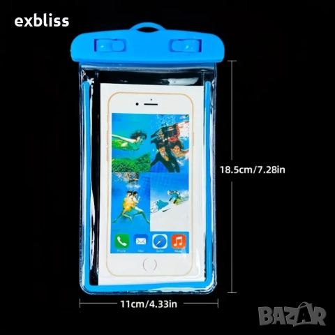 Водонепроницаеми калъфи за телефони и предмети, снимка 4 - Калъфи, кейсове - 51694325