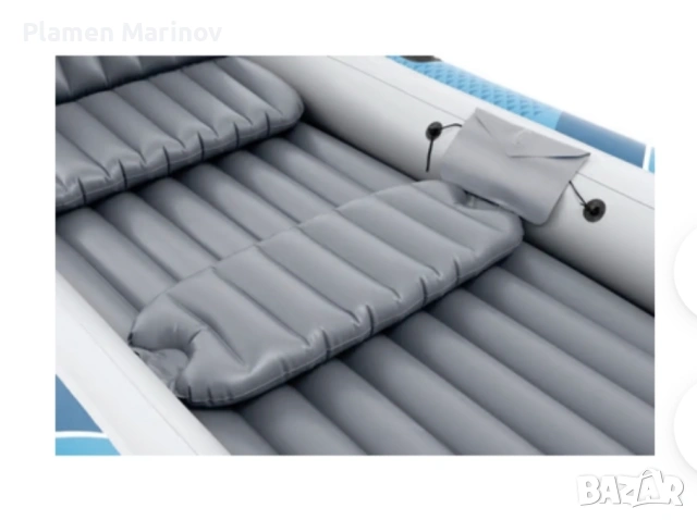 Надуваема 5 места лодка с извънбордов електрически мотор , снимка 6 - Водни спортове - 53968316