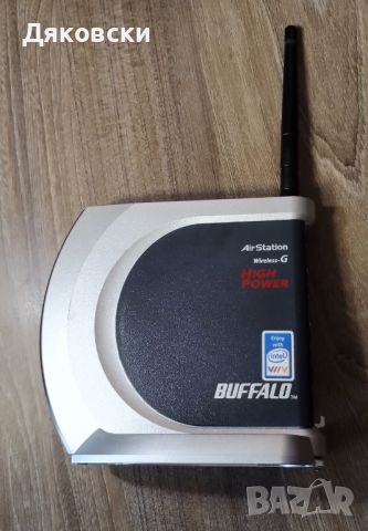 Рутер BUFFALO WHR-HP-G54 Wireless-G, снимка 4 - Рутери - 46734523