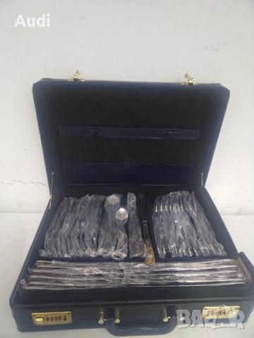 Сервиз прибори за хранене от  Luxe Edelstahl Rostfrei Solingen - 71 броя от неръждаема стомана 18/10, снимка 8 - Прибори за хранене, готвене и сервиране - 53899298