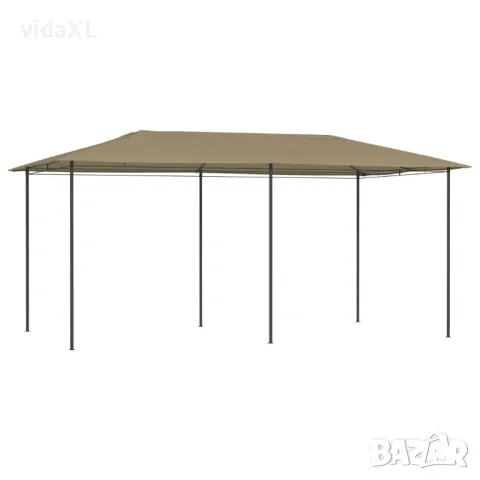 vidaXL Шатра, 2,98x5,3x2,59 м, таупе, 160 г/м²（SKU:313621）, снимка 1 - Градински мебели, декорация  - 48096137