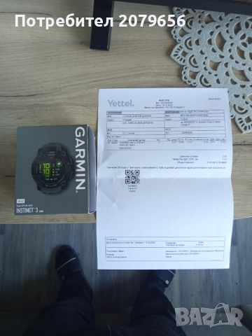 Часовник Garmin Instinct Amoled Black