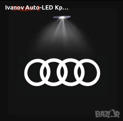 LED Лого Проектор Плафон За:Audi A3;A4;A5;A6;A7;A8;S3;S4;S5;S6;S7;S8;RS3;RS4;RS5;RS6;RS7;RS8;Q3;Q5, снимка 4 - Аксесоари и консумативи - 33261606