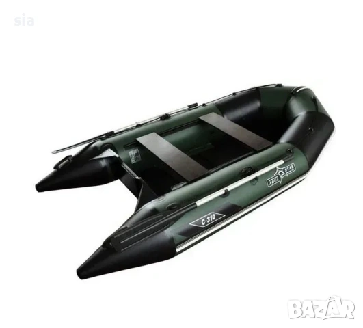 НАДУВАЕМА ЛОДКА AQUA-STAR С ТВЪРДО ДЪНО И КИЛ C-330 RFD, снимка 2 - Такъми - 53532377