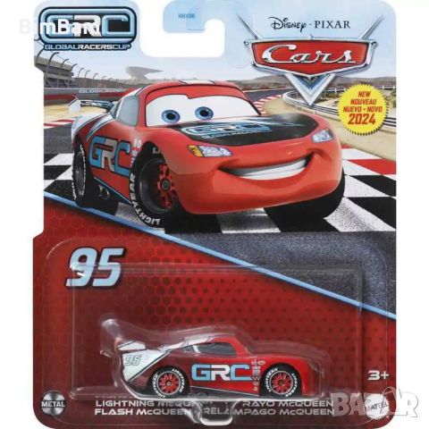 Оригинална количка Cars Lightning McQueen GRC / Disney / Pixar, снимка 1 - Коли, камиони, мотори, писти - 46305537