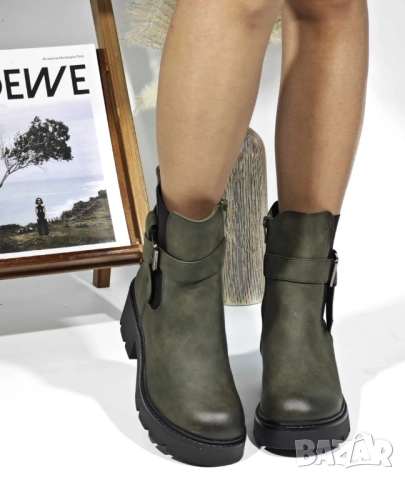 Дамски боти в мастилен цвят GG6, снимка 3 - Дамски боти - 51781282