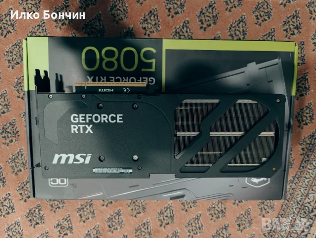 Rtx 5080 видеокарта, снимка 3 - Видеокарти - 49226120