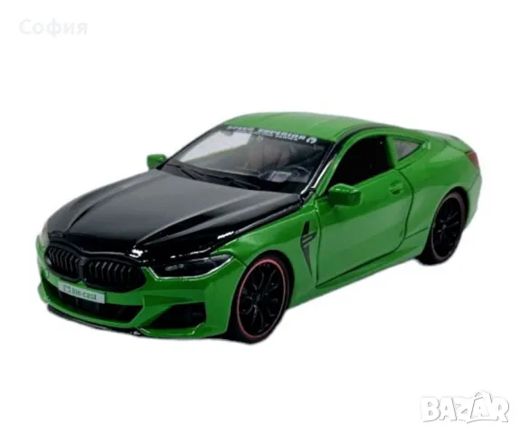 Автомобил BMW M8 с 3 реалистични звука и светлини – мащаб 1:24, снимка 1 - Коли, камиони, мотори, писти - 48769157