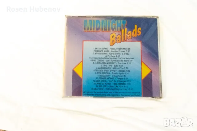 Ballads Midnight Ballads, снимка 3 - CD дискове - 49216410