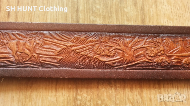 BELT LEATHER MADE IN USA размер S / M колан естествена кожа - 1958, снимка 4 - Колани - 53235933