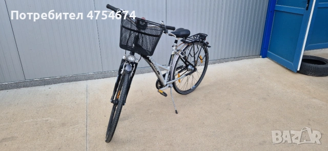 Дамски алуминиев велосипед Pegasus 28"колело с кошница, снимка 9 - Велосипеди - 53792043