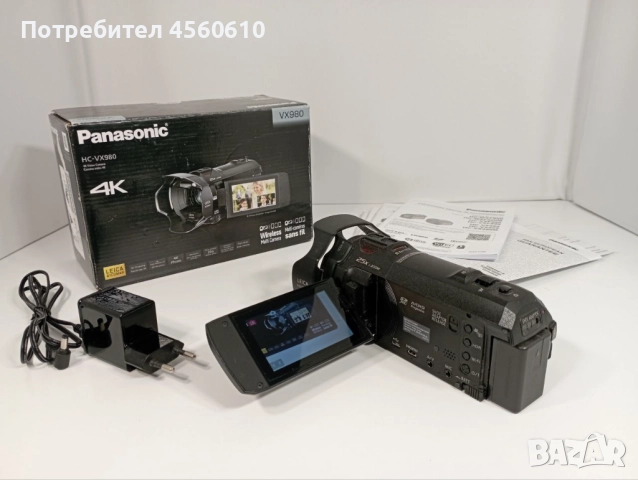 Видеокамера Panasonic HC-VX980, снимка 5 - Камери - 51679416